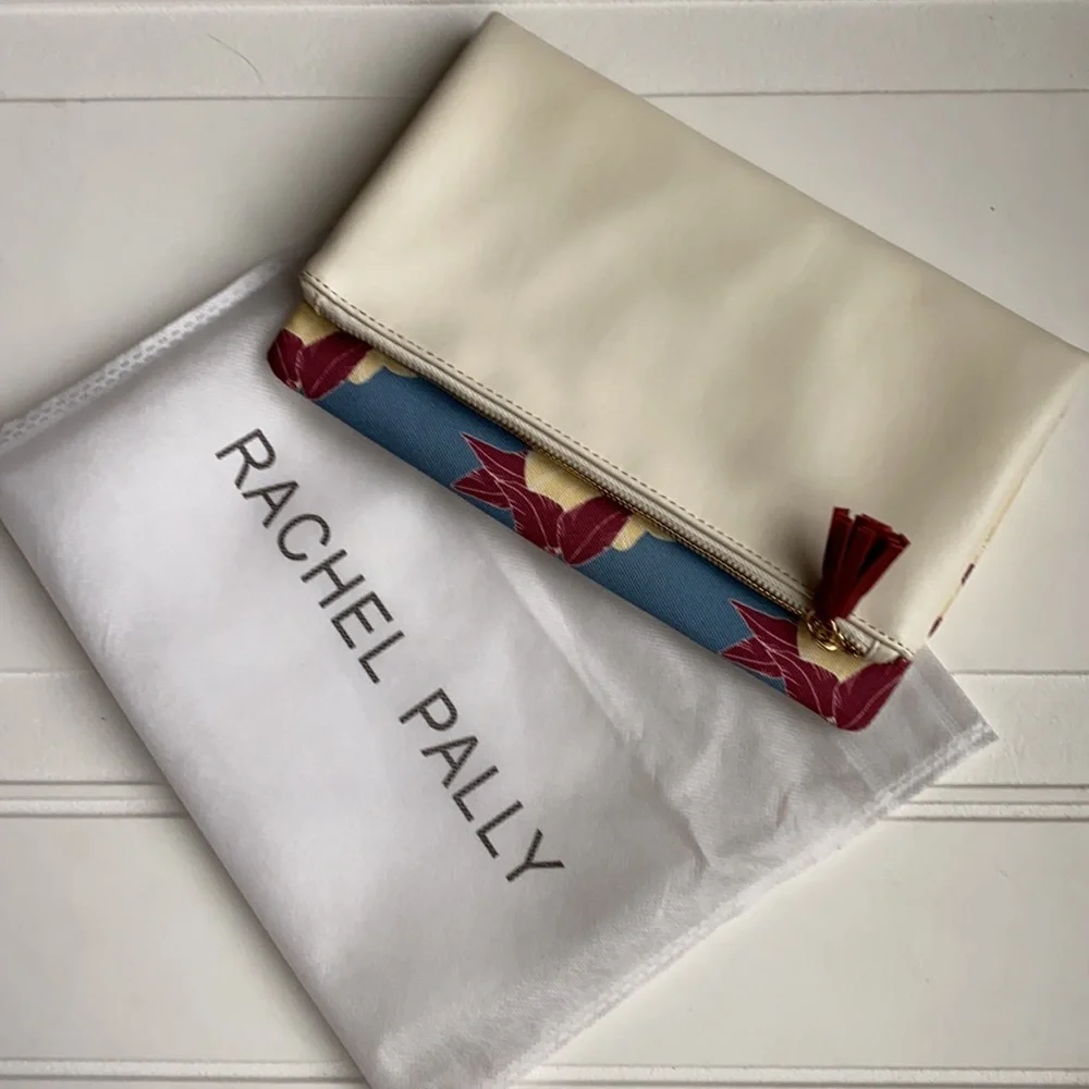 Rachel Pally Leather/Canvas Reversal‎ Clutch